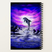 Moonlight Dolphin Notitieboek (Achterkant)