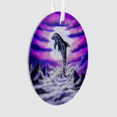 Moonlight Dolphin Ornament (voorkant)