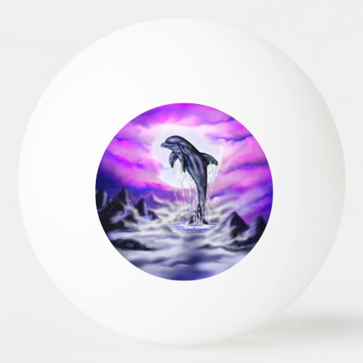 Moonlight Dolphin Pingpongballen (Voorkant)