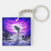 Moonlight Dolphin Sleutelhanger (Achterkant)