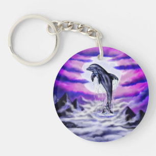 Moonlight Dolphin Sleutelhanger