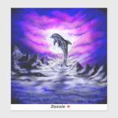 Moonlight Dolphin Sticker (Vel)