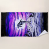 Moonlight Dolphin Strandlaken (Voorkant)