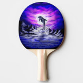 Moonlight Dolphin Tafeltennisbatje (Achterkant)