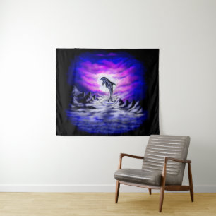 Moonlight Dolphin Wandkleed