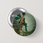 Moonlight Fairy Ronde Button 5,7 Cm (Voorkant /achterkant)