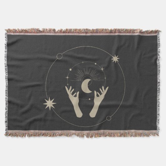 moonlight fantasy aesthetic design deken (Voorkant)