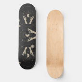 moonlight fantasy aesthetic design skateboard (Voorkant)