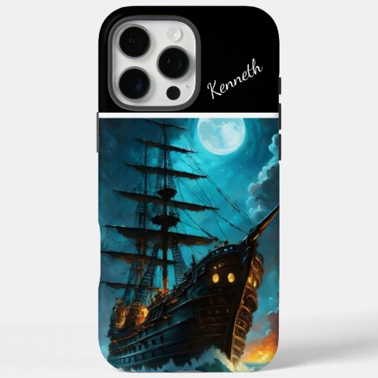 Moonlight Galleon Case-Mate iPhone Case (Achterkant)