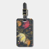 Moonlight Garden op Black Bagagelabel (Voorkant verticaal)