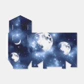 Moonlight Glow | Moon Phases in Sky Clouds Bedankdoosjes (Uitgevouwen)