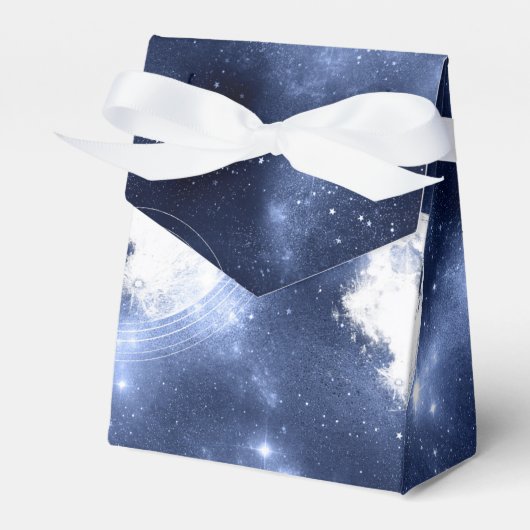 Moonlight Glow | Moon Phases in Sky Clouds Bedankdoosjes (Voorkant Zijde)