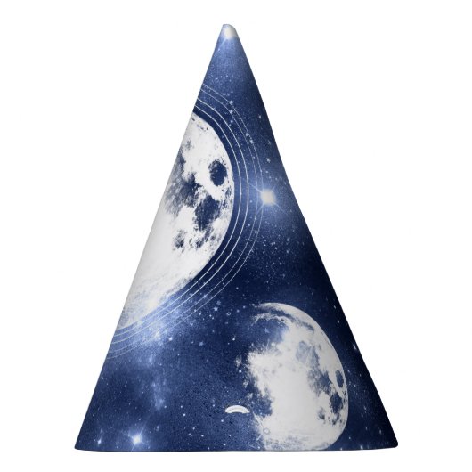 Moonlight Glow | Moon Phases in Sky Clouds Feesthoedjes (Rechts)