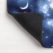 Moonlight Glow | Moon Phases in Sky Clouds Muismat (Hoek)