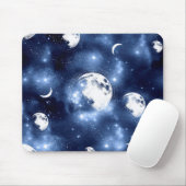 Moonlight Glow | Moon Phases in Sky Clouds Muismat (Met muis)
