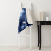 Moonlight Glow | Moon Phases in Sky Clouds Sherpa Deken (In situ)