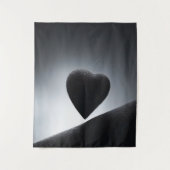 Moonlight Heart Shape Night Sky Wandkleed (Voorkant)