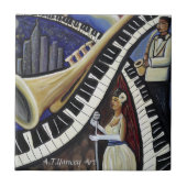 Moonlight Jazz Tile Tegeltje (Voorkant)