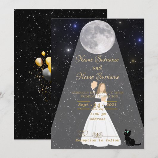 Moonlight Kaart (Voorkant / Achterkant)