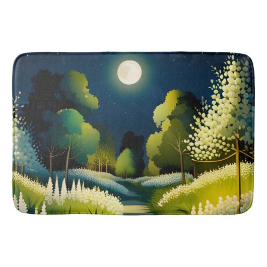 Moonlight Magic Garden Badmat (Voorkant)