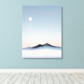 Moonlight Majesteit Canvas Afdruk (Insitu (Houten vloer))