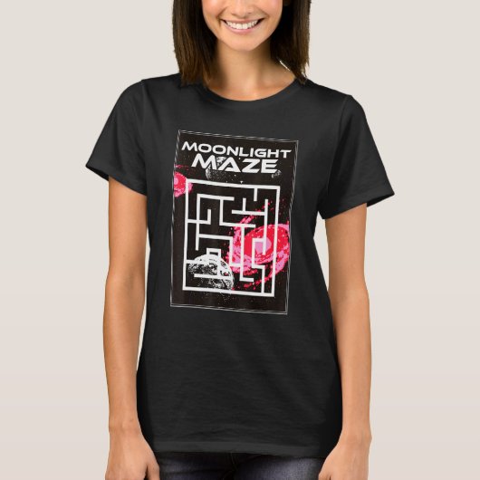 Moonlight Maze Programmeersysteem Blackhat T-shirt (Voorkant)