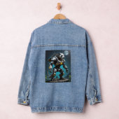 Moonlight Mechapanda Warrior Battle T-shirt Denim Jacket (Hangar)