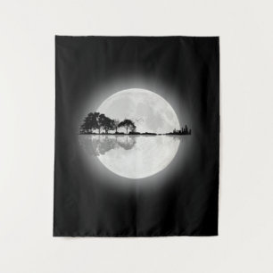 Moonlight Natuur Guitar Wandkleed
