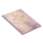 moonlight notes aesthetic celestial magic journal (Côté Droit)