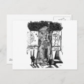 Moonlight-ontwerp Briefkaart (Voorkant / Achterkant)