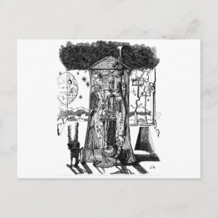 Moonlight-ontwerp Briefkaart