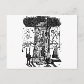 Moonlight-ontwerp Briefkaart