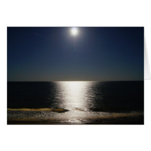 Moonlight op de oceaan