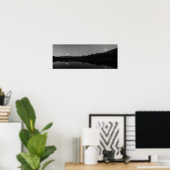 Moonlight over Mt. Hood, Oregon Poster (Thuiskantoor)