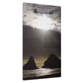 Moonlight over Ocean Rocks Oregon Klembord (Rechts)