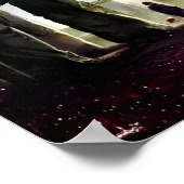 Moonlight over Stonehenge Digital Art Poster (Hoek)