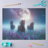 Moonlight paarden tissuepapier (Craft)
