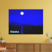 Moonlight Passage Canvas Afdruk (Insitu (Woonkamer))