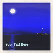 Moonlight Passage Glazen Onderzetter (Voorkant)