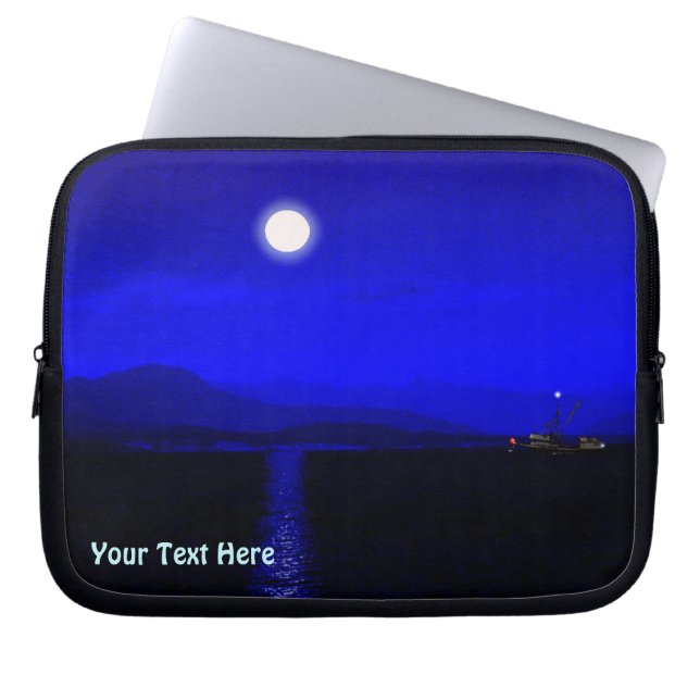 Moonlight Passage Laptop Sleeve (Voorkant)