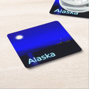 Moonlight Passage Vierkante Kartonnen Onderzetter