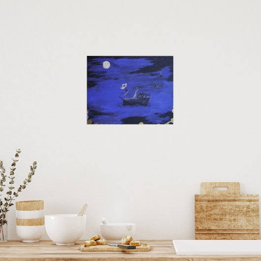 Moonlight Pirates Poster (Keuken)