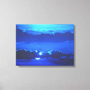 Moonlight-Prints van het Canvas Afdruk