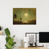 Moonlight - Ralph Albert Blakelock Fine Art Poster (Thuiskantoor)