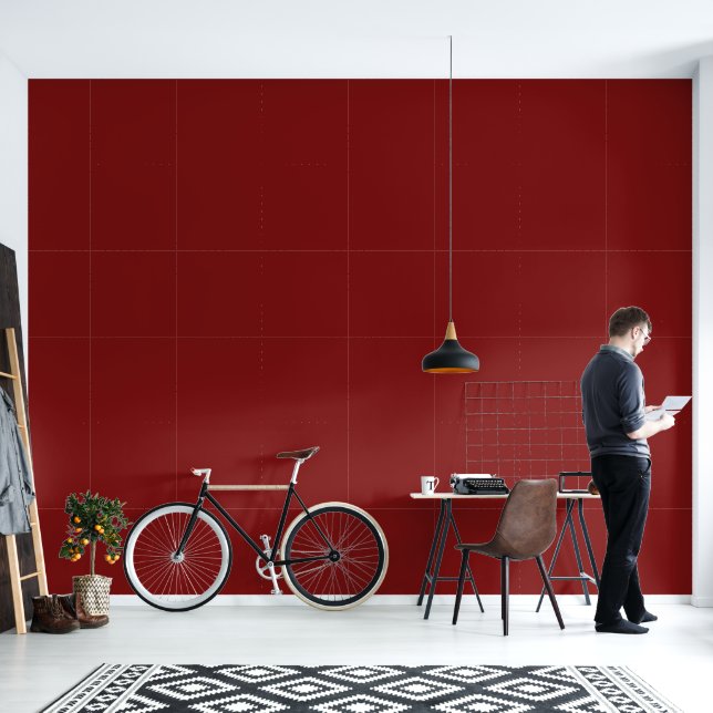 Moonlight Red Behang (Woonkamer)