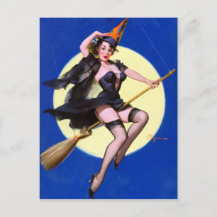 Moonlight Ride Pin omhoog Briefkaart