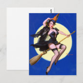 Moonlight Ride Pin omhoog Briefkaart (Voorkant / Achterkant)