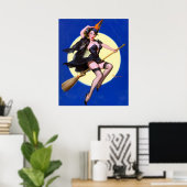 Moonlight Ride Pin omhoog Poster (Thuiskantoor)