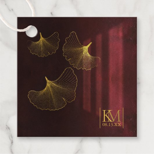 Moonlight-Romance Dank je Bourgogne ID881 Bedankjes Labels (Voorkant)