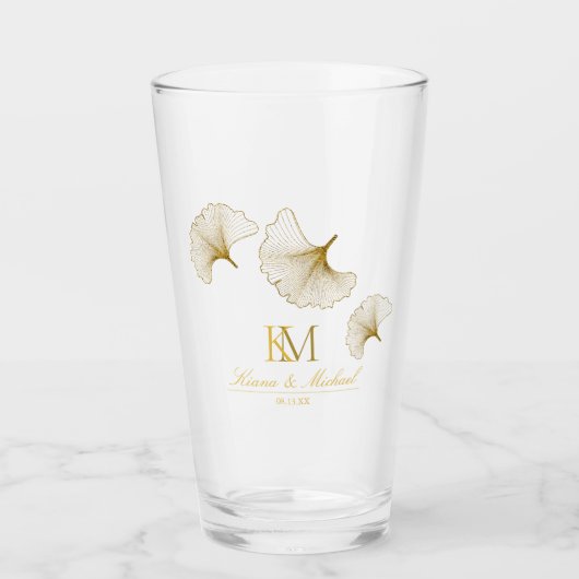 Moonlight Romance Ginkgo Biloba Gold ID881 Glas (Voorkant)